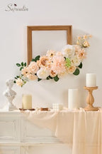 Artificial Flowers Combo Box Set Champagne Fake Flowers for DIY Table Centerpieces for Thanksgivings Day Bridal, alternate