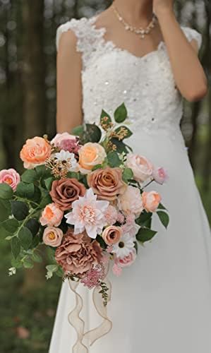 Artificial Flowers Combo Box Set Faux Flowers Bulk Flower Leaf with Stems for DIY Wedding Bouquets Centerpieces, alternate