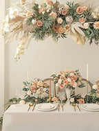 Artificial Flowers Combo Box Set Faux Flowers Bulk Flower Leaf with Stems for DIY Wedding Bouquets Centerpieces, alternate