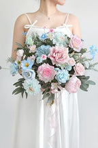 Artificial Flowers Combo Box Set Silk Flowers Fake Rose for DIY Floral Arrangements Wedding Bouquets, alternate view 2