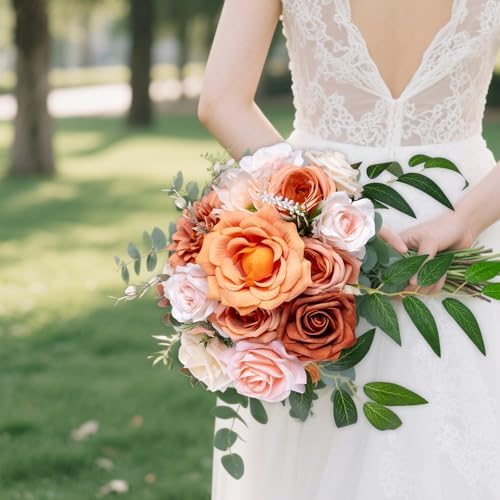 Artificial Flowers Combo Box Terracotta Fake Flower for Wedding Decorations, alternate view 5