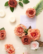 Artificial Flowers Combo Box Terracotta Fake Flower for Wedding Decorations, alternate view 6