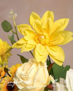 Artificial Flowers Combo Box Yellow Fake Flower for Wedding Decorations in Yellow, alternate view 6
