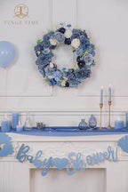 Artificial Flowers Combo, Dahlia Rose Dusty Blue Wedding Flowers in Dusty Blue, alternate view 2