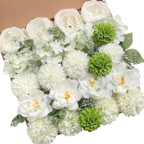 Artificial Flowers Combo for DIY Centerpieces Arrangements Wedding Bridal Bouquet Baby Shower Cake Flower Home