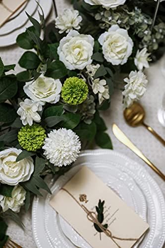 Artificial Flowers Combo for DIY Centerpieces Arrangements Wedding Bridal Bouquet Baby Shower Cake Flower Home, alternate