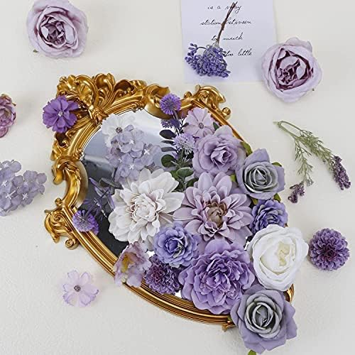 Artificial Flowers Combo for DIY Centerpieces Arrangements Wedding Bridal Bouquet Table Chair Candle Holder Baby, alternate