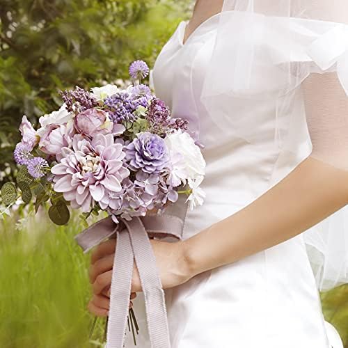 Artificial Flowers Combo for DIY Centerpieces Arrangements Wedding Bridal Bouquet Table Chair Candle Holder Baby, alternate