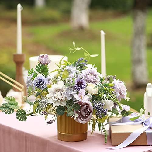 Artificial Flowers Combo for DIY Centerpieces Arrangements Wedding Bridal Bouquet Table Chair Candle Holder Baby, alternate