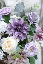 Artificial Flowers Combo Set Fake Flower Leaf Box with Stems for DIY Wedding Bouquets Centerpieces Arrangements, alternate
