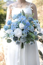 Artificial Flowers Combo Set Fake Flower Leaf Box with Stems for DIY Wedding Bouquets Centerpieces Arrangements, alternate