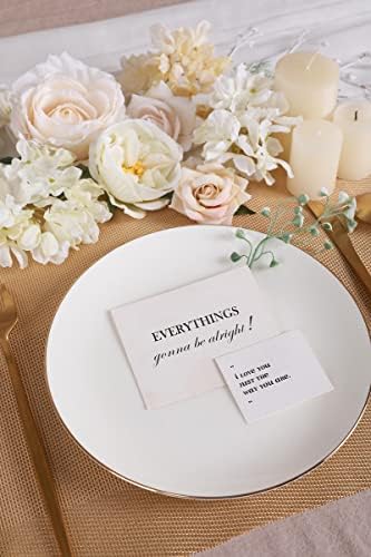 Artificial Flowers Combo White Flowers Mix Silk Flowers Dahlia Roses with Stems for DIY Wedding Bridal Bouquets, alternate