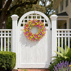 Artificial Flowers Garland Ivy, 4 Pack 5.9 FT Spring Summer Decor UV Resistant Fake Mums Floral Vine Silk Daisy, alternate