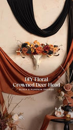 Artificial Flowers Greenery Deluxe Combo, Halloween Decor in Blk-black & Orange, alternate view 4