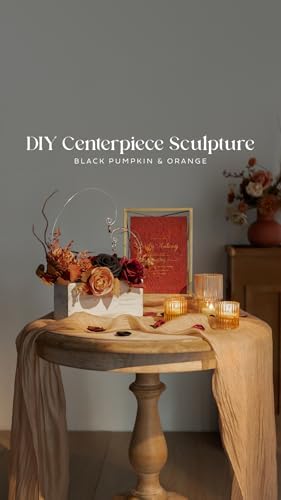 Artificial Flowers Greenery Deluxe Combo, Halloween Decor in Blk-black & Orange, alternate view 5