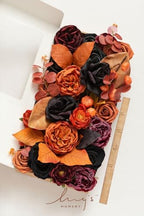 Artificial Flowers Greenery Deluxe Combo, Halloween Decor in Blk-black & Orange, alternate view 6
