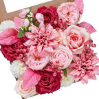 Artificial Flowers Hot Pink Silk Fake Flowers for Wedding Decor