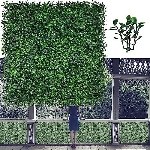 Artificial Grass Wall Backdrop Panels, 20X20 in 6P (16.7 sqft)