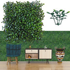Artificial Grass Wall Greenery Backdrop, 10X10 in 24P (16.8 sqft)