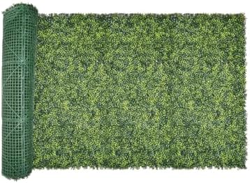 Artificial Grass Wall Panels, 60 x 120 inch, Milan Grass Greenery Boxwood Panel for Indoor Outdoor Green Decor &