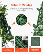 Artificial Grass Wall Panels, 60 x 120 inch, Milan Grass Greenery Boxwood Panel for Indoor Outdoor Green Decor &, alternate
