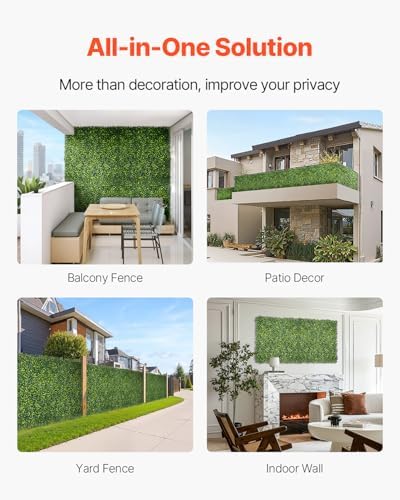 Artificial Grass Wall Panels, 60 x 120 inch, Milan Grass Greenery Boxwood Panel for Indoor Outdoor Green Decor &, alternate
