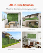 Artificial Grass Wall Panels, 60 x 120 inch, Milan Grass Greenery Boxwood Panel for Indoor Outdoor Green Decor &, alternate