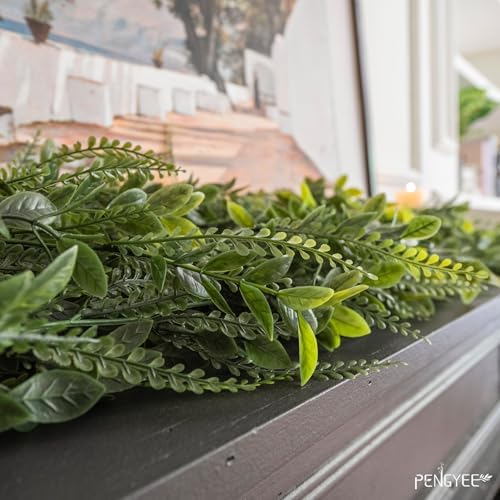 Artificial Greenery Garland, 6 Pack, 5.57ft, alternate view 6