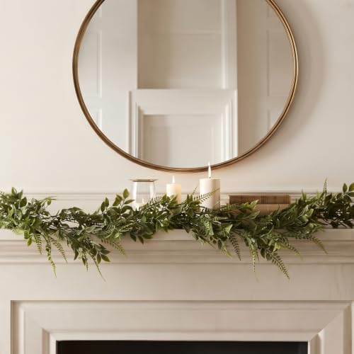 Artificial Greenery Garland, Fake Vines for Wall Decor, 6 Pack 5.6 Ft in Vine 02, alternate view 2