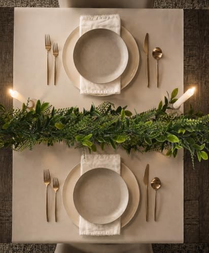 Artificial Greenery Garland, Fake Vines for Wall Decor, 6 Pack 5.6 Ft in Vine 02, alternate view 7