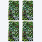 Artificial Greenery Wall Panels, 4 Pack, 20 x 40 in, Faux Grass Wall (P4)