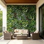 Artificial Greenery Wall Panels, 4 Pack, 20 x 40 in, Faux Grass Wall (P4), alternate view 2