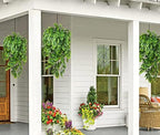 Artificial Hanging Plants 4Pc 30in Plastic Monstera Leaves Garland, alternate view 2