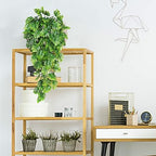 Artificial Hanging Plants 4Pc 30in Plastic Monstera Leaves Garland, alternate view 7