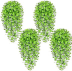 Artificial Hanging Plants, 4Pcs Faux Ivy Four-Leaf Clover