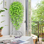 Artificial Hanging Plants, 4Pcs Faux Ivy Four-Leaf Clover, alternate view 2