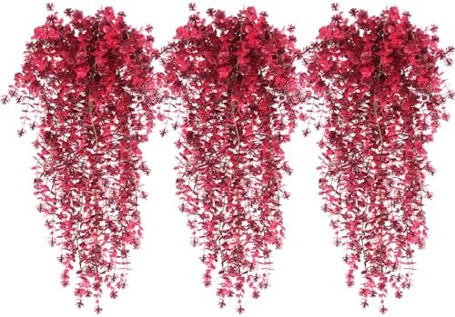 Artificial Hanging Plants Artificial Fall Flowers Faux Autumn Plant