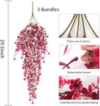 Artificial Hanging Plants Artificial Fall Flowers Faux Autumn Plant, alternate view 3