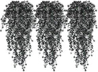 Artificial Hanging Plants Fake Black Vines Faux Draping Greenery