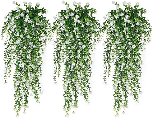 Artificial Hanging Plants Fake Hanging Vines Outdoor Faux Draping