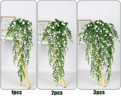 Artificial Hanging Plants Fake Hanging Vines Outdoor Faux Draping, alternate view 4