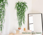 Artificial Hanging Plants Fake Hanging Vines Outdoor Faux Draping, alternate view 6