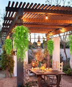 Artificial Hanging Plants Wall Decor Faux Draping Plant with Lights, alternate view 6