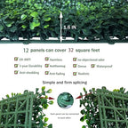 Artificial Hedge Privacy Fence Screen, 24X16 in 12P (32 sqft), alternate view 3