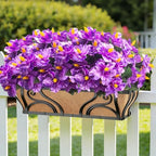 Artificial Hibiscus Flowers 5 Bundles, UV Resistant Fake Tropical Flowers Realistic Silk Blooms for Outdoor, alternate view 5
