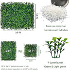 Artificial Ivy Hedge Fence, 16"x12" 24P 32 sqft Grass Backdrop Wall, alternate view 2