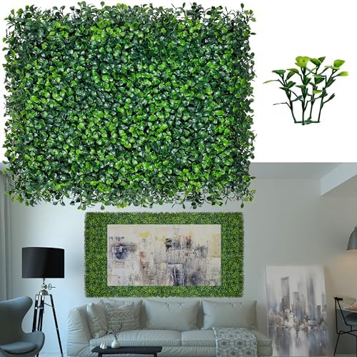 Artificial Ivy Hedge Fence, 16"x12" 6P 8 sqft Grass Backdrop Wall