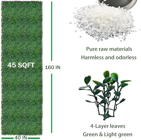 Artificial Ivy Privacy Fence Wall Screen: 40X160 in (45 sqft), alternate view 2