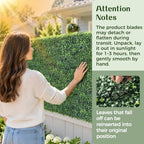 Artificial Ivy Privacy Screen Fence Panel, Gradient Green 40X120 in, alternate view 5