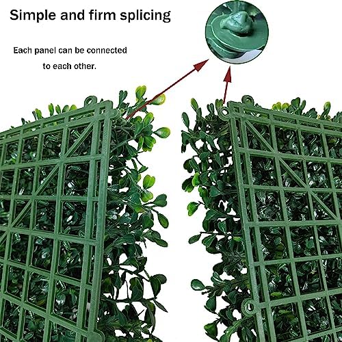 Artificial Ivy Privacy Screen Fence Panel, Gradient Green 48X120 in, alternate view 4
